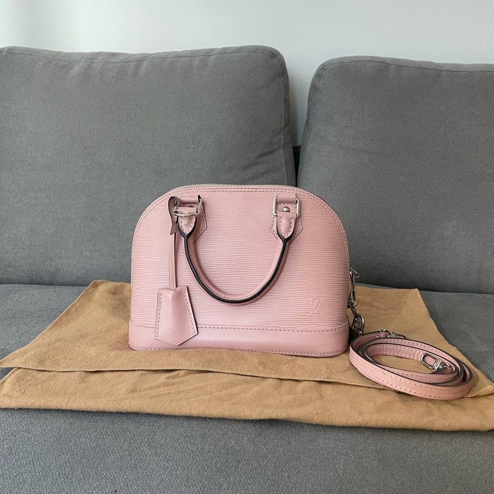 Louis Vuitton Alma BB Epi Leather Pink Ballerine